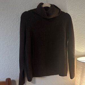 Lulu's Dark Brown Turtleneck Sweater